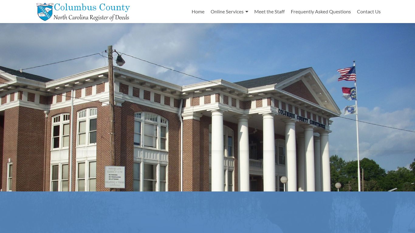 Columbus County – North Carolina Register of Deeds